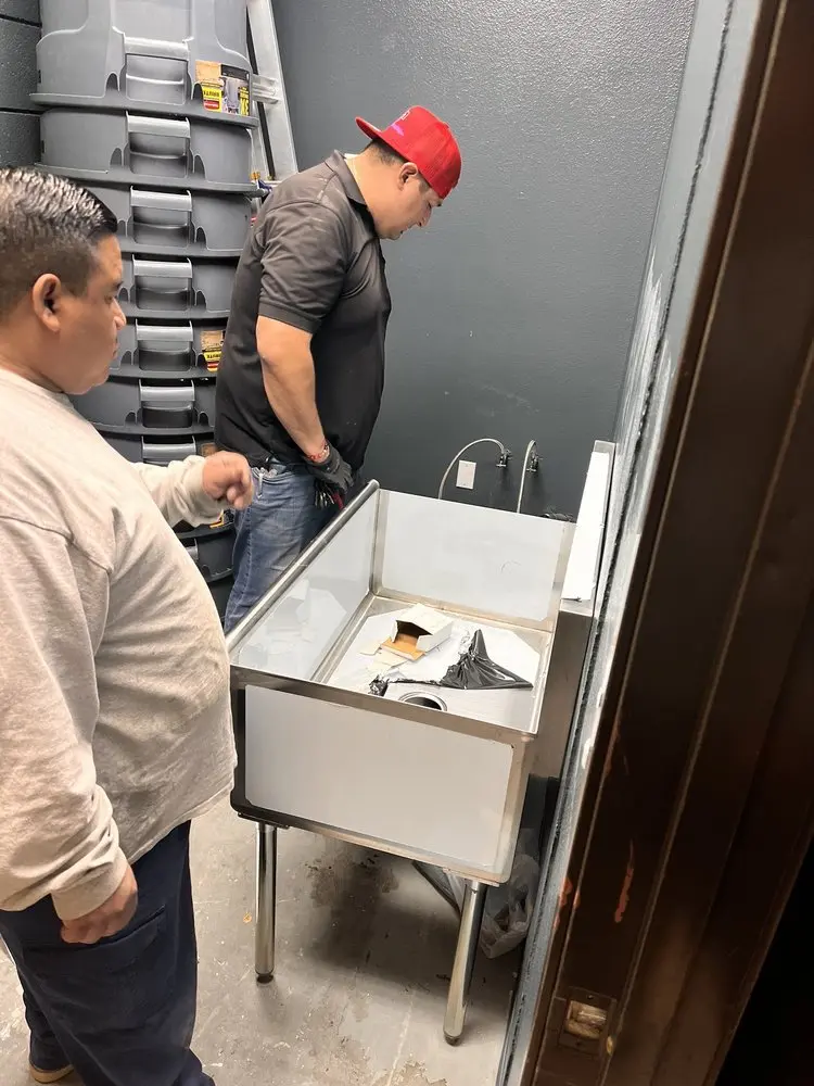 Commercial plumbing and sink installation in Hillendale